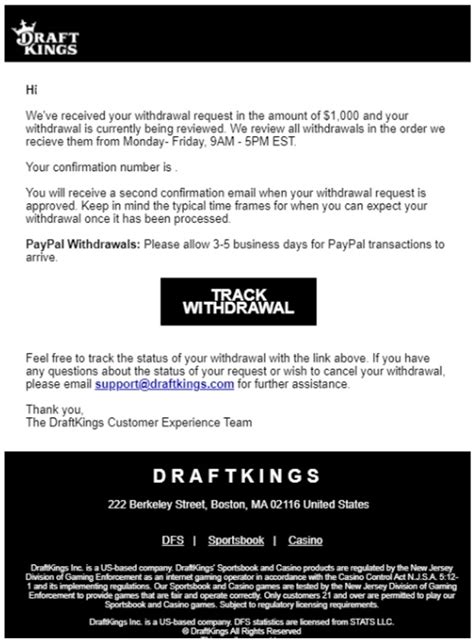 draftkings withdrawal|DraftKings Withdrawal .